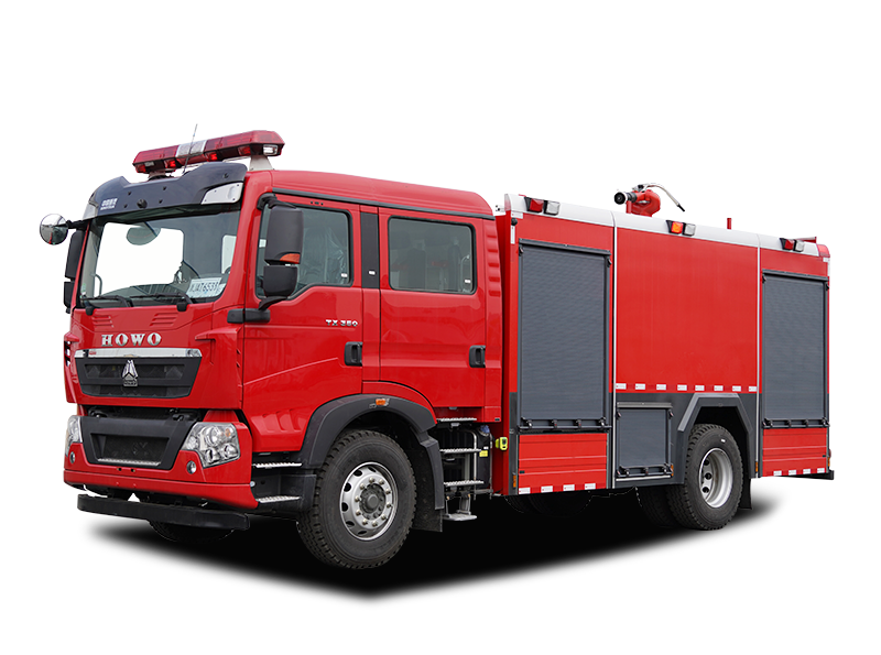 【汉成牌】重汽豪沃8吨水罐消防车